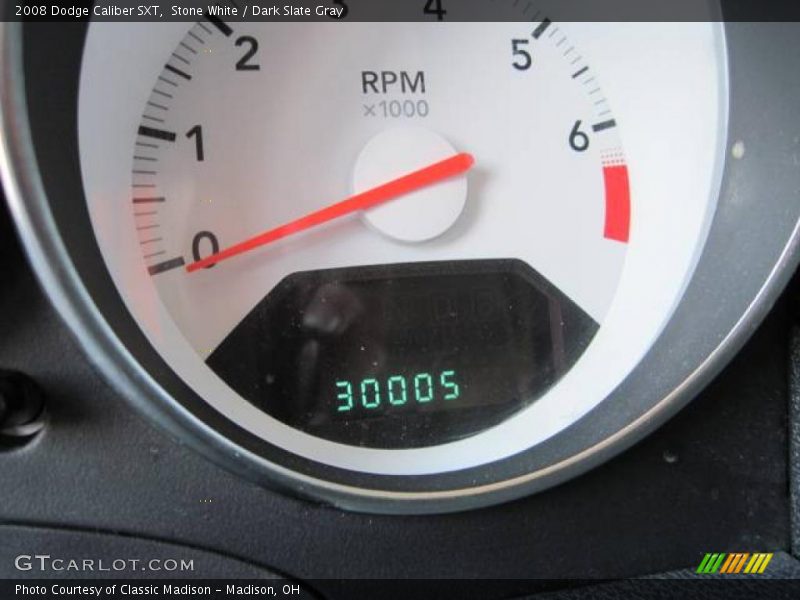 Stone White / Dark Slate Gray 2008 Dodge Caliber SXT