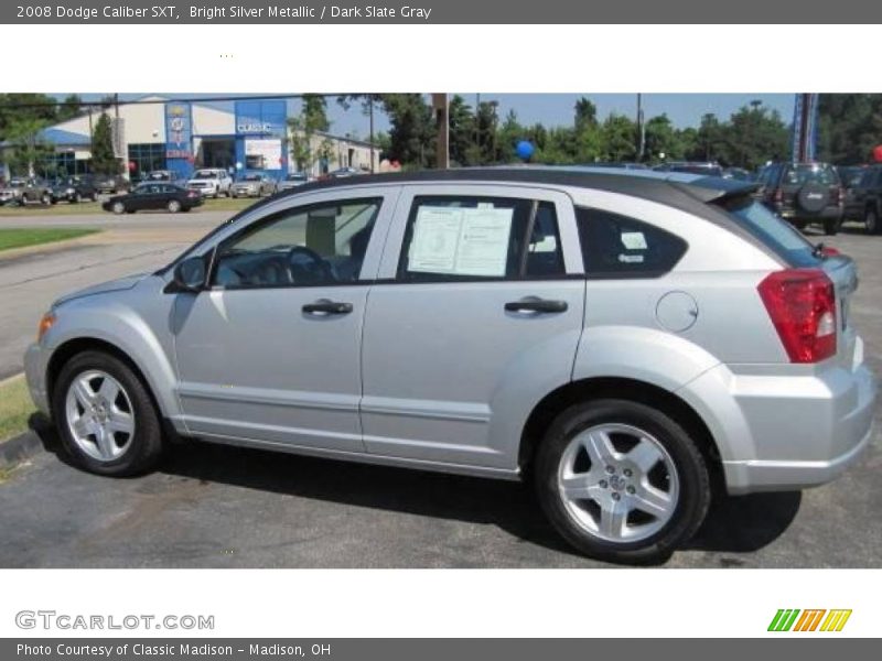Bright Silver Metallic / Dark Slate Gray 2008 Dodge Caliber SXT