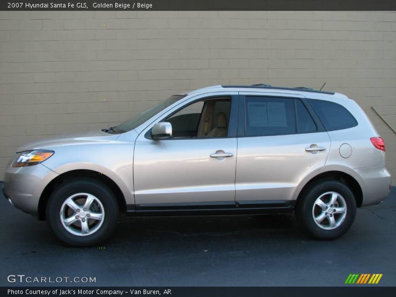 Golden Beige / Beige 2007 Hyundai Santa Fe GLS