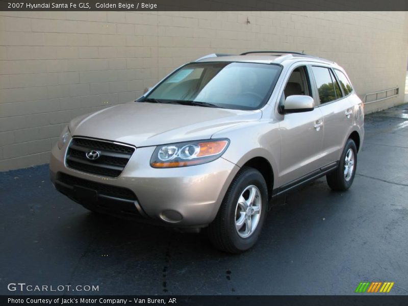 Golden Beige / Beige 2007 Hyundai Santa Fe GLS