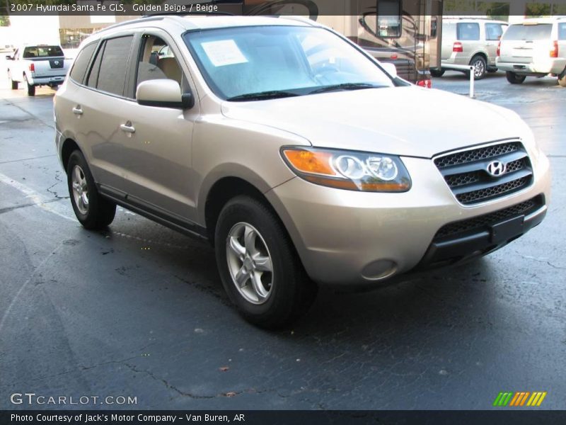 Golden Beige / Beige 2007 Hyundai Santa Fe GLS