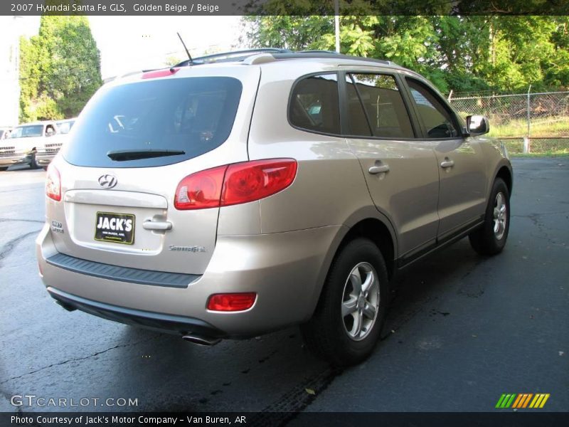 Golden Beige / Beige 2007 Hyundai Santa Fe GLS