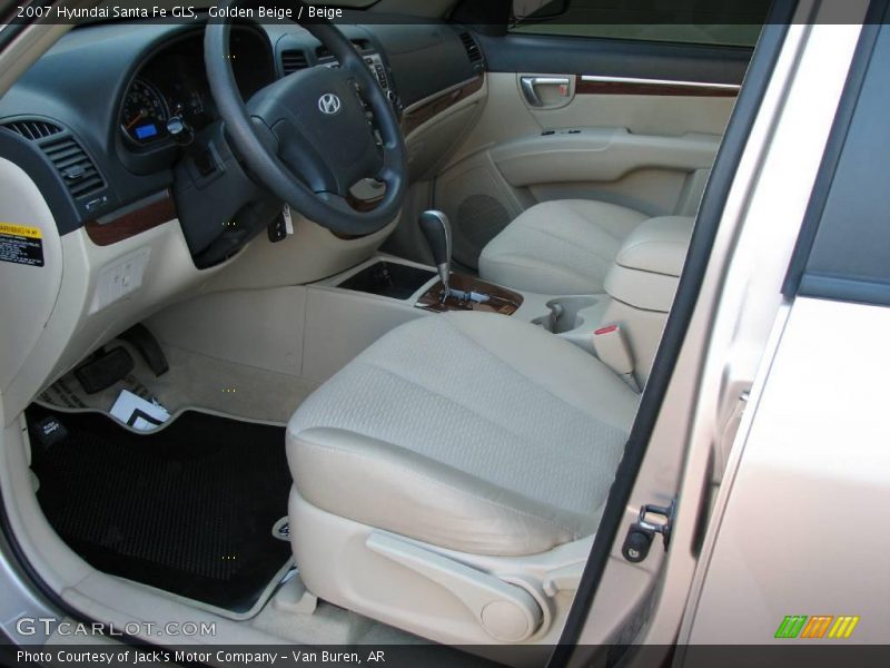 Golden Beige / Beige 2007 Hyundai Santa Fe GLS