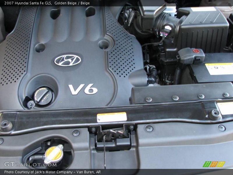 Golden Beige / Beige 2007 Hyundai Santa Fe GLS