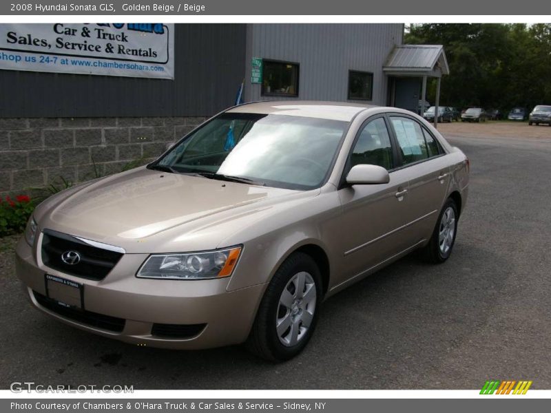 Golden Beige / Beige 2008 Hyundai Sonata GLS