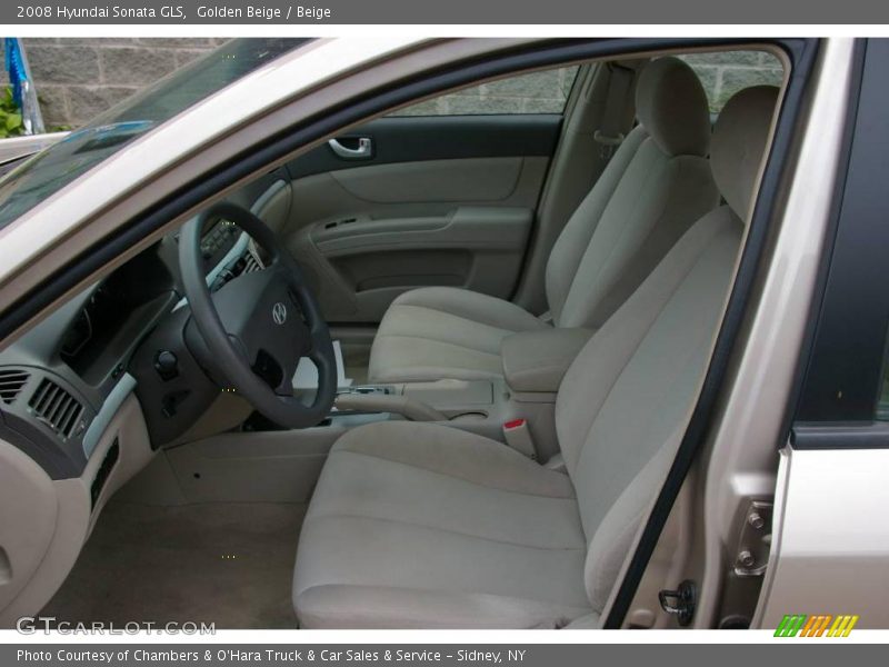 Golden Beige / Beige 2008 Hyundai Sonata GLS