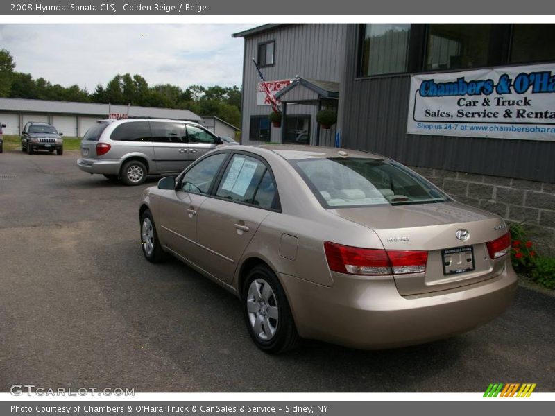 Golden Beige / Beige 2008 Hyundai Sonata GLS
