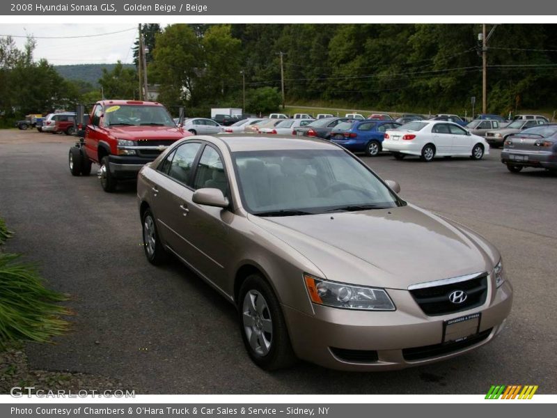 Golden Beige / Beige 2008 Hyundai Sonata GLS