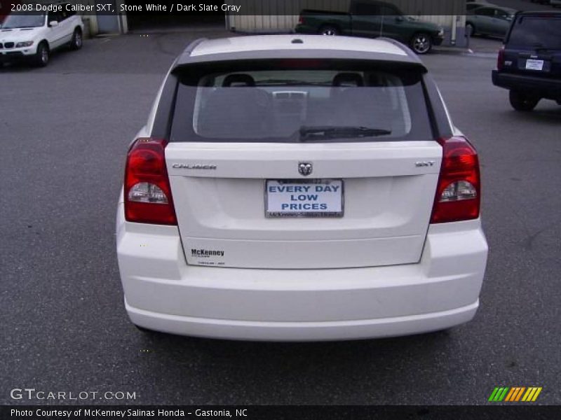 Stone White / Dark Slate Gray 2008 Dodge Caliber SXT