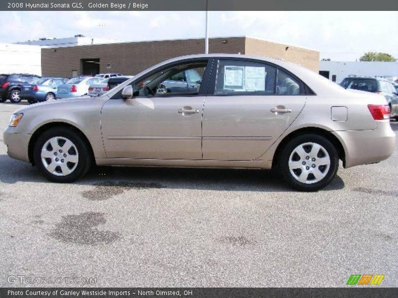 Golden Beige / Beige 2008 Hyundai Sonata GLS