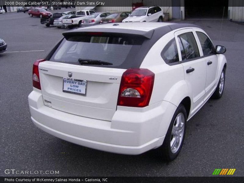 Stone White / Dark Slate Gray 2008 Dodge Caliber SXT