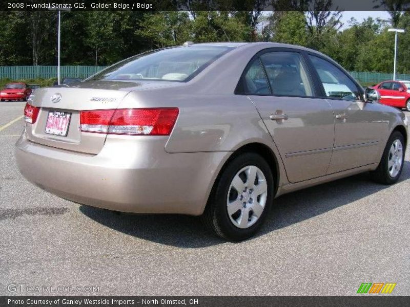 Golden Beige / Beige 2008 Hyundai Sonata GLS
