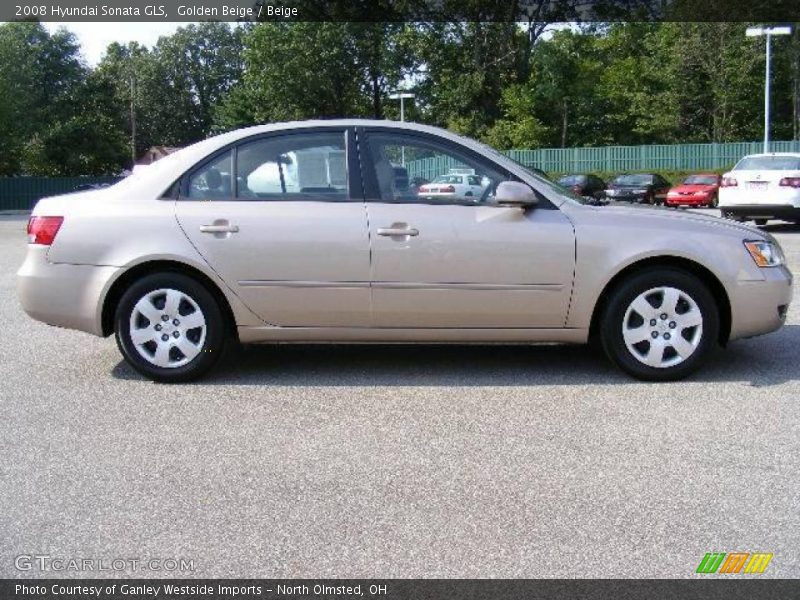 Golden Beige / Beige 2008 Hyundai Sonata GLS