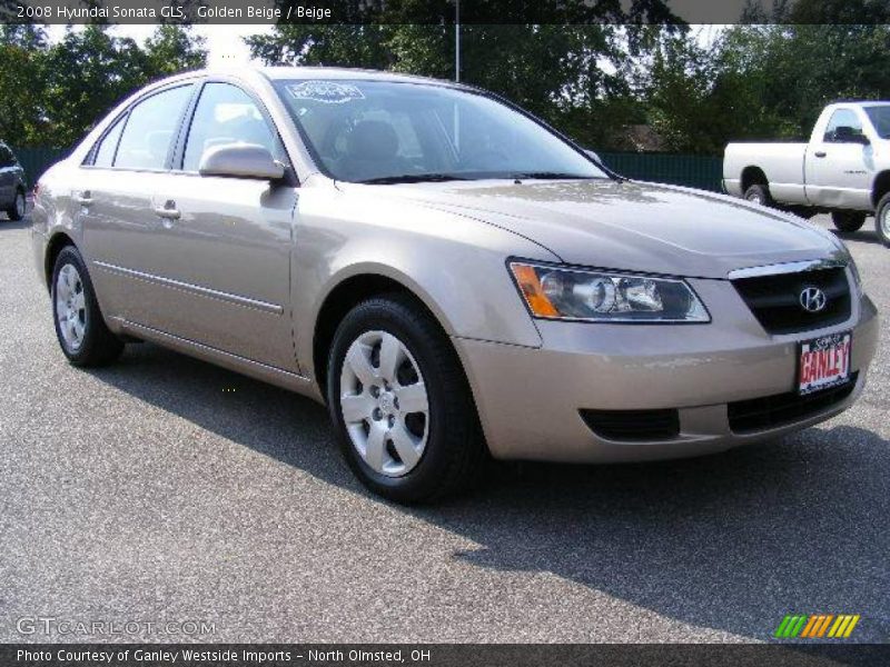 Golden Beige / Beige 2008 Hyundai Sonata GLS