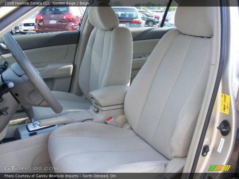 Golden Beige / Beige 2008 Hyundai Sonata GLS