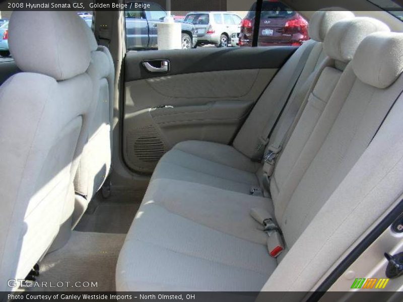 Golden Beige / Beige 2008 Hyundai Sonata GLS
