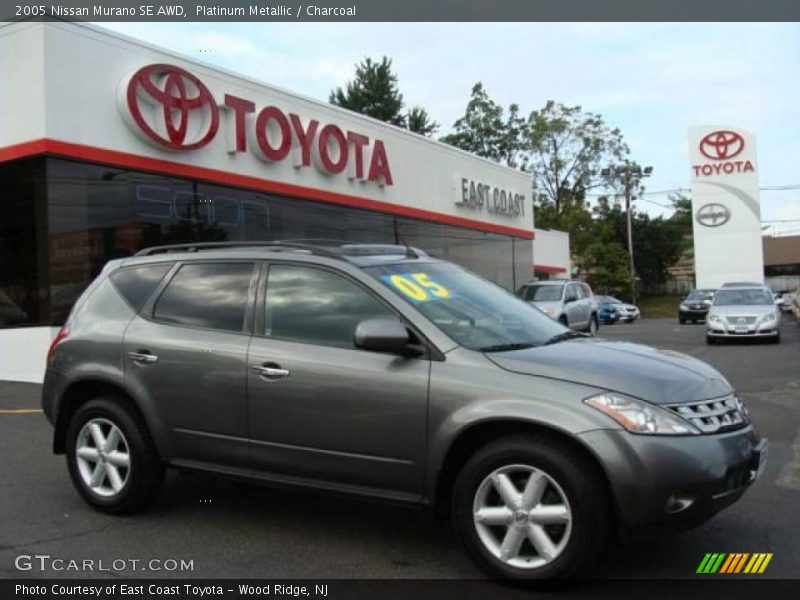 Platinum Metallic / Charcoal 2005 Nissan Murano SE AWD
