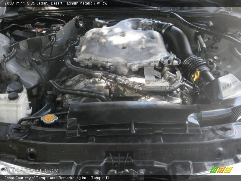 Desert Platinum Metallic / Willow 2003 Infiniti G 35 Sedan