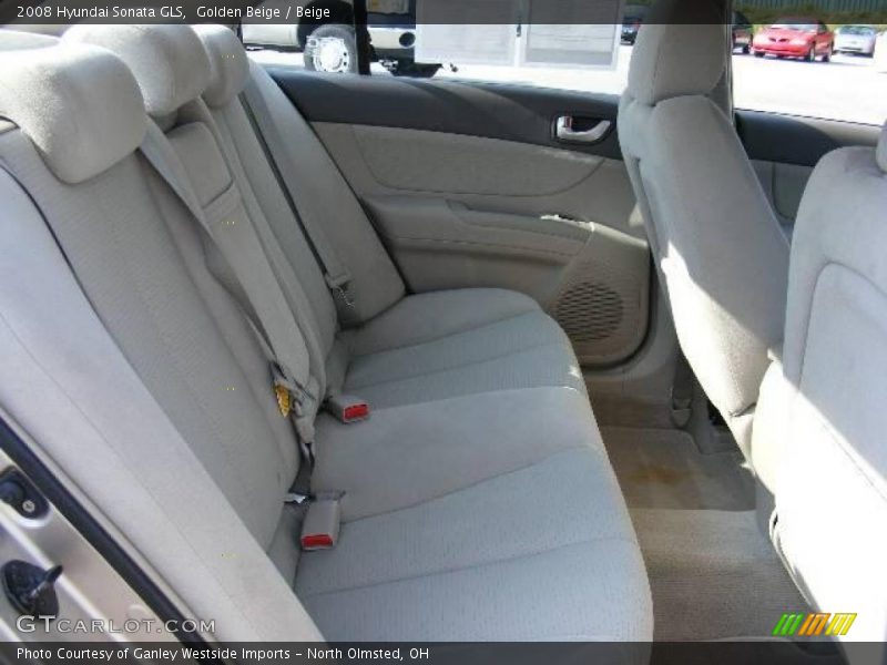Golden Beige / Beige 2008 Hyundai Sonata GLS