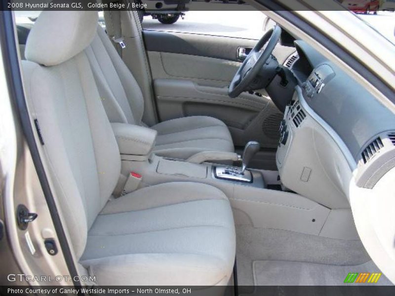 Golden Beige / Beige 2008 Hyundai Sonata GLS