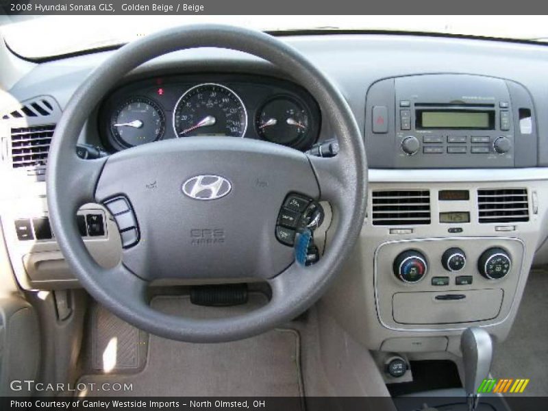 Golden Beige / Beige 2008 Hyundai Sonata GLS
