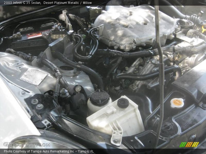 Desert Platinum Metallic / Willow 2003 Infiniti G 35 Sedan