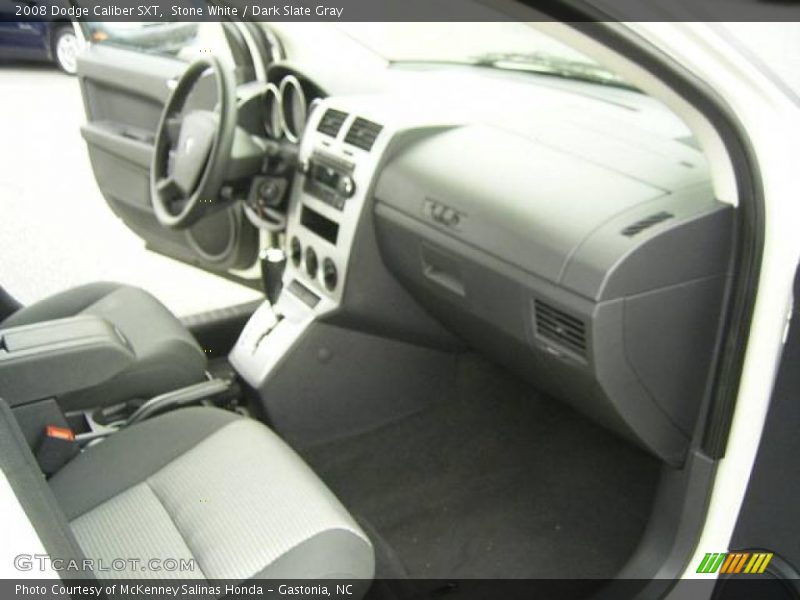 Stone White / Dark Slate Gray 2008 Dodge Caliber SXT