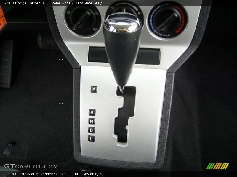 Stone White / Dark Slate Gray 2008 Dodge Caliber SXT