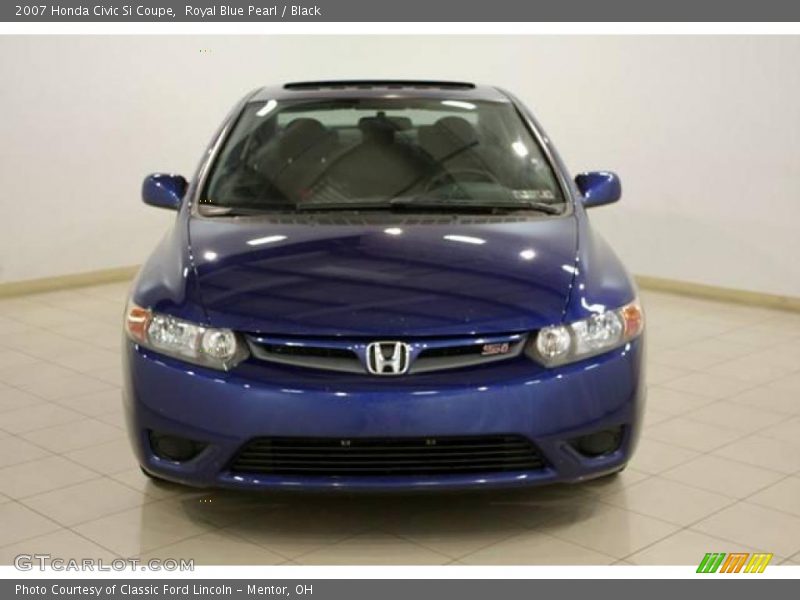 Royal Blue Pearl / Black 2007 Honda Civic Si Coupe