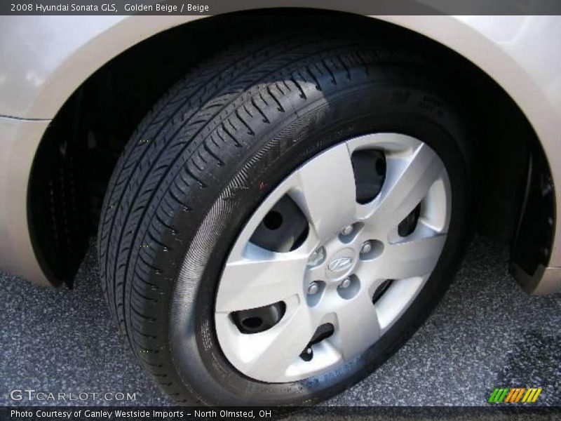 Golden Beige / Beige 2008 Hyundai Sonata GLS