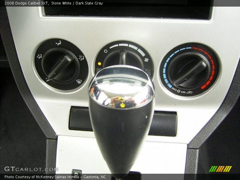 Stone White / Dark Slate Gray 2008 Dodge Caliber SXT