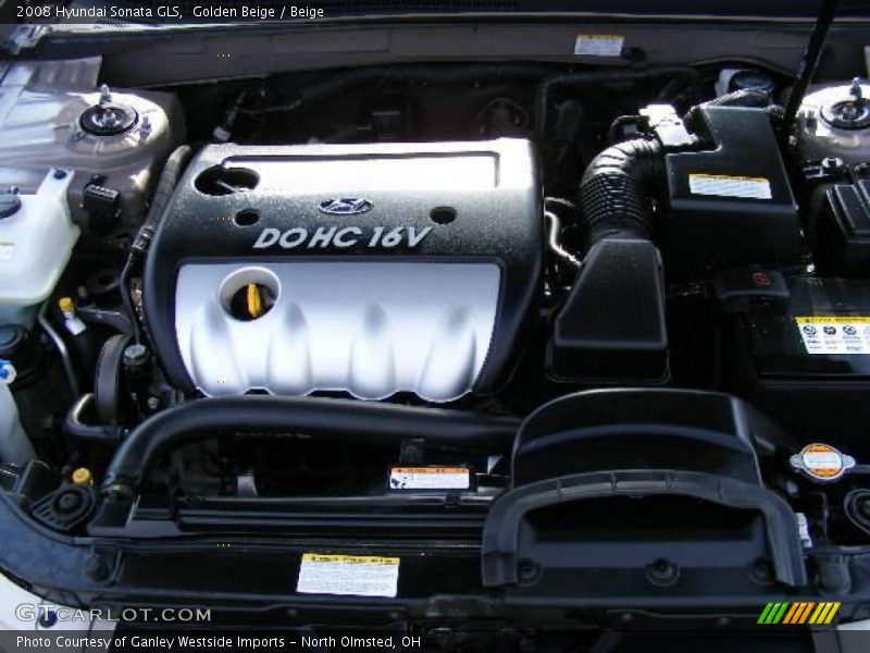 Golden Beige / Beige 2008 Hyundai Sonata GLS