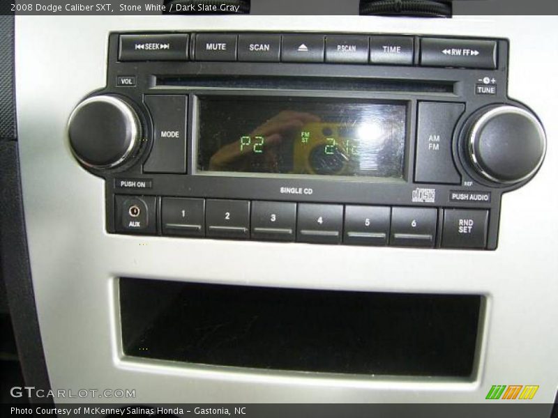 Stone White / Dark Slate Gray 2008 Dodge Caliber SXT