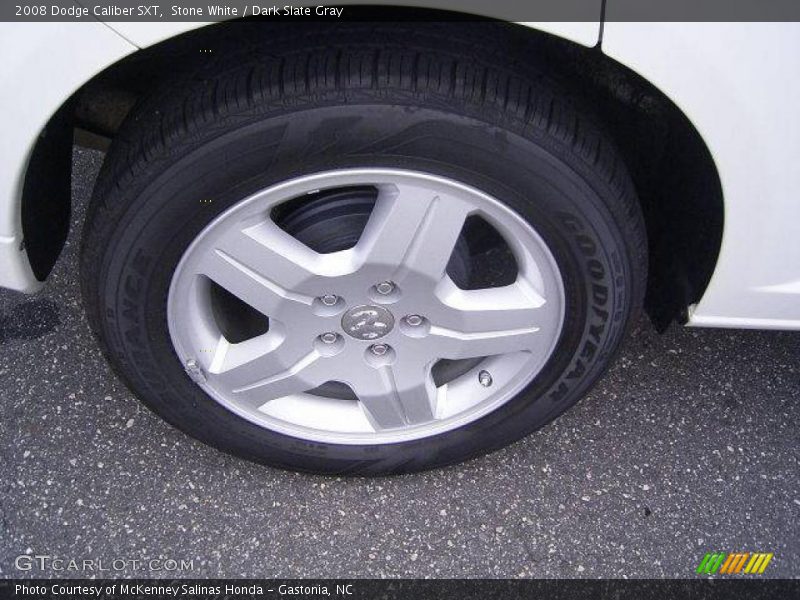 Stone White / Dark Slate Gray 2008 Dodge Caliber SXT