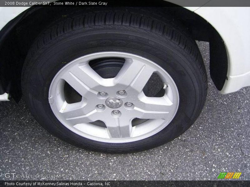 Stone White / Dark Slate Gray 2008 Dodge Caliber SXT