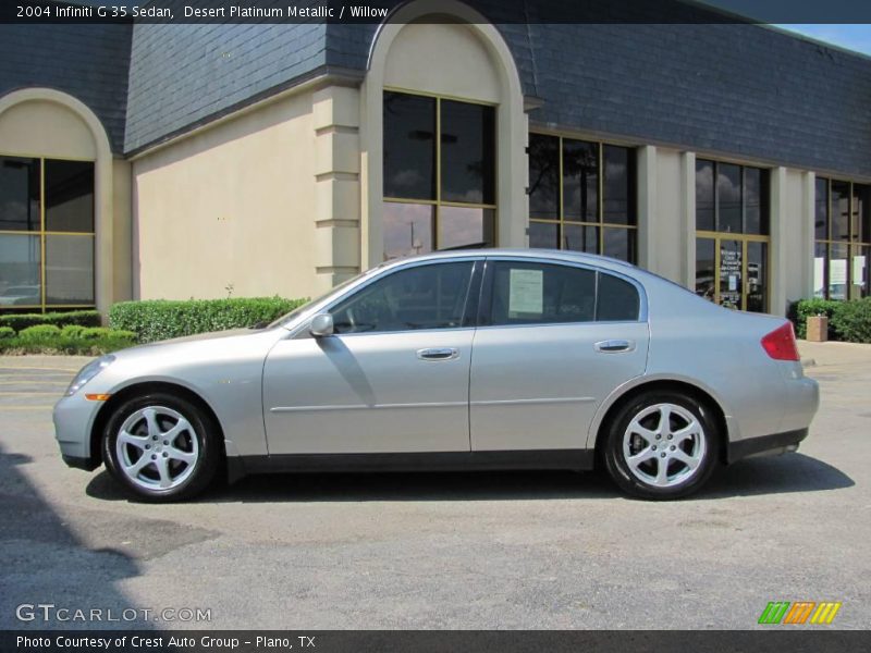 Desert Platinum Metallic / Willow 2004 Infiniti G 35 Sedan