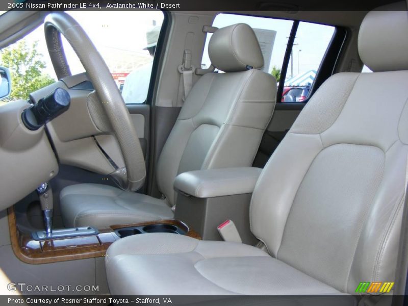 Avalanche White / Desert 2005 Nissan Pathfinder LE 4x4