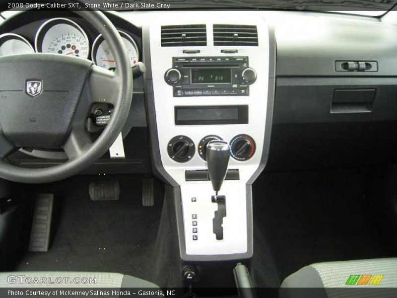 Stone White / Dark Slate Gray 2008 Dodge Caliber SXT