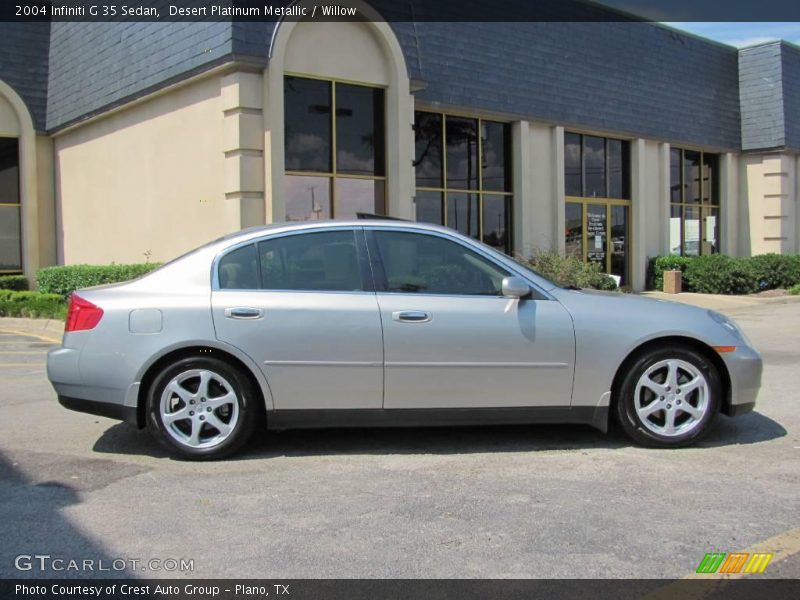 Desert Platinum Metallic / Willow 2004 Infiniti G 35 Sedan