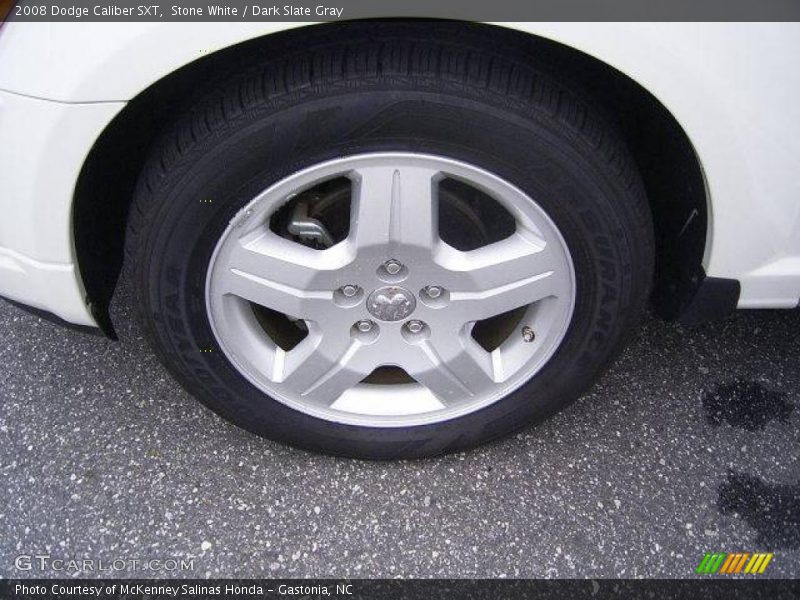 Stone White / Dark Slate Gray 2008 Dodge Caliber SXT
