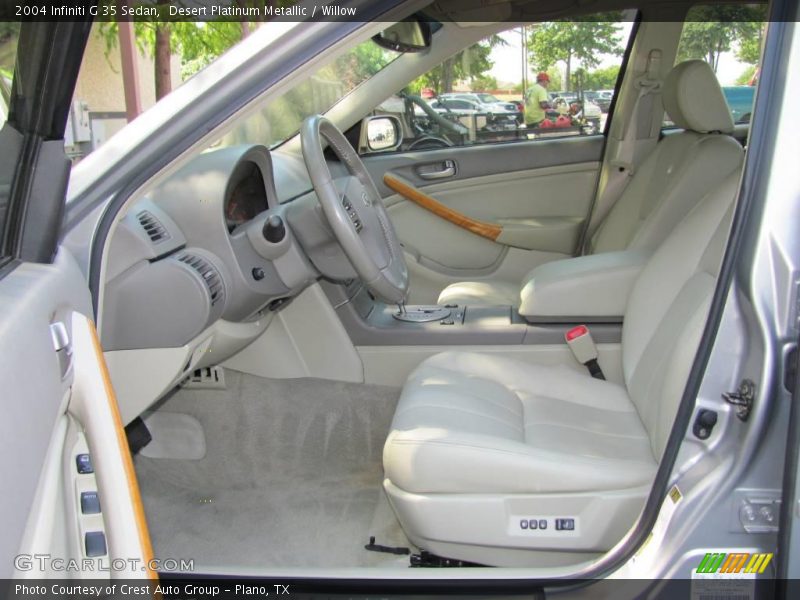 Desert Platinum Metallic / Willow 2004 Infiniti G 35 Sedan