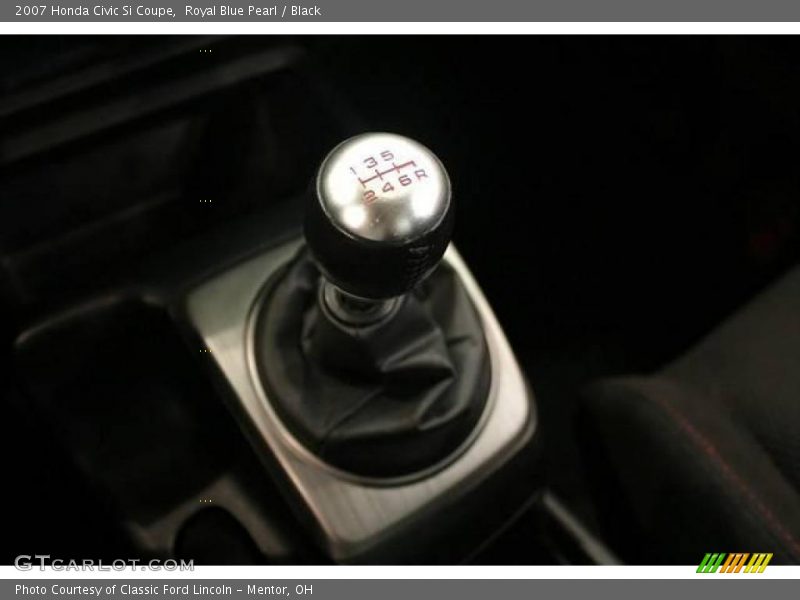 Royal Blue Pearl / Black 2007 Honda Civic Si Coupe