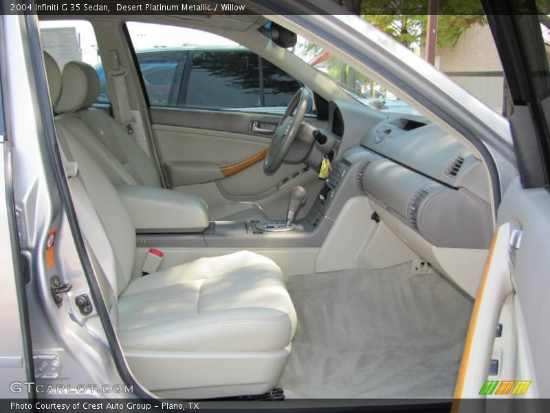 Desert Platinum Metallic / Willow 2004 Infiniti G 35 Sedan