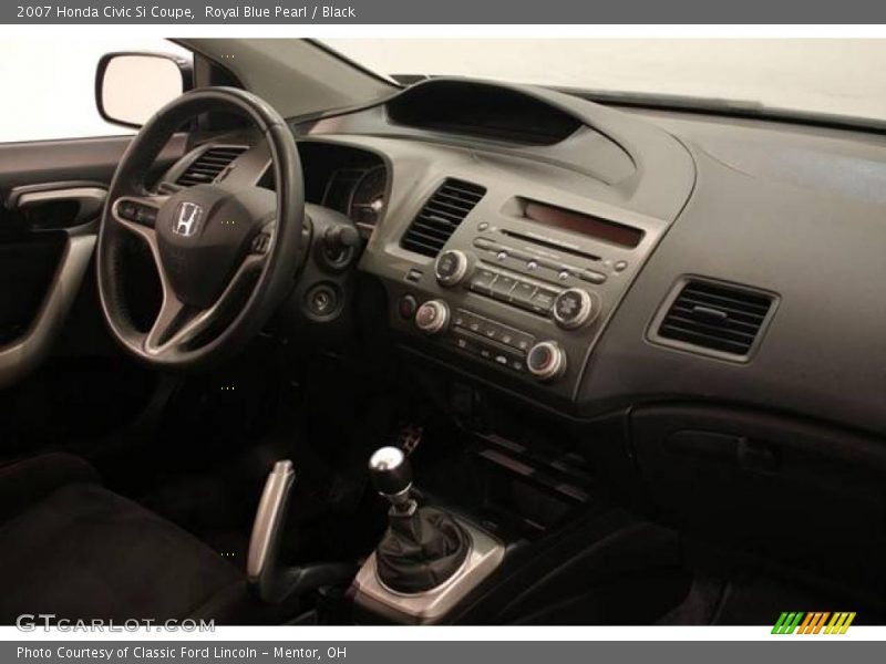 Royal Blue Pearl / Black 2007 Honda Civic Si Coupe