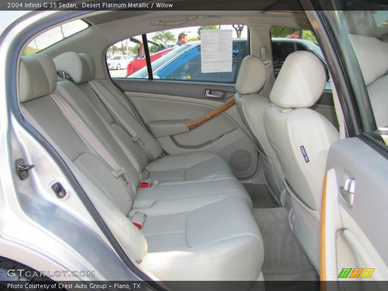 Desert Platinum Metallic / Willow 2004 Infiniti G 35 Sedan