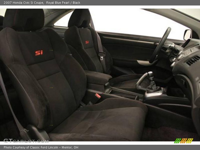 Royal Blue Pearl / Black 2007 Honda Civic Si Coupe