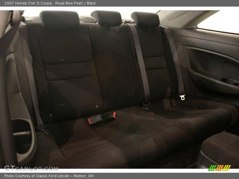 Royal Blue Pearl / Black 2007 Honda Civic Si Coupe