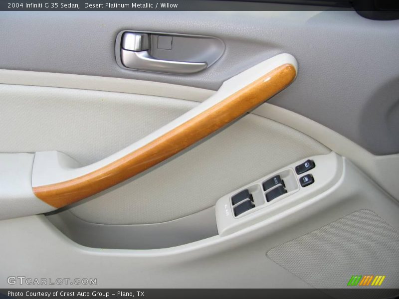 Desert Platinum Metallic / Willow 2004 Infiniti G 35 Sedan
