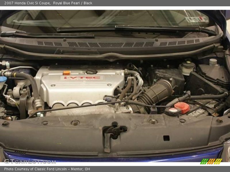 Royal Blue Pearl / Black 2007 Honda Civic Si Coupe