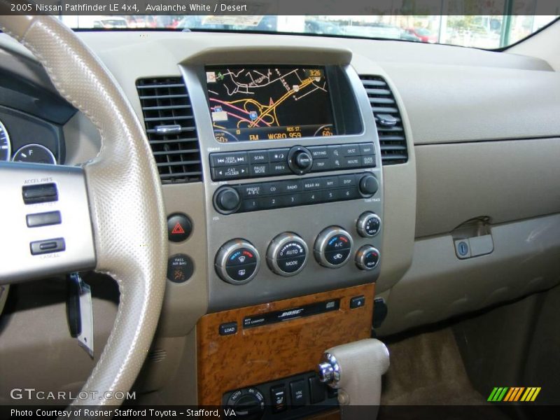 Avalanche White / Desert 2005 Nissan Pathfinder LE 4x4